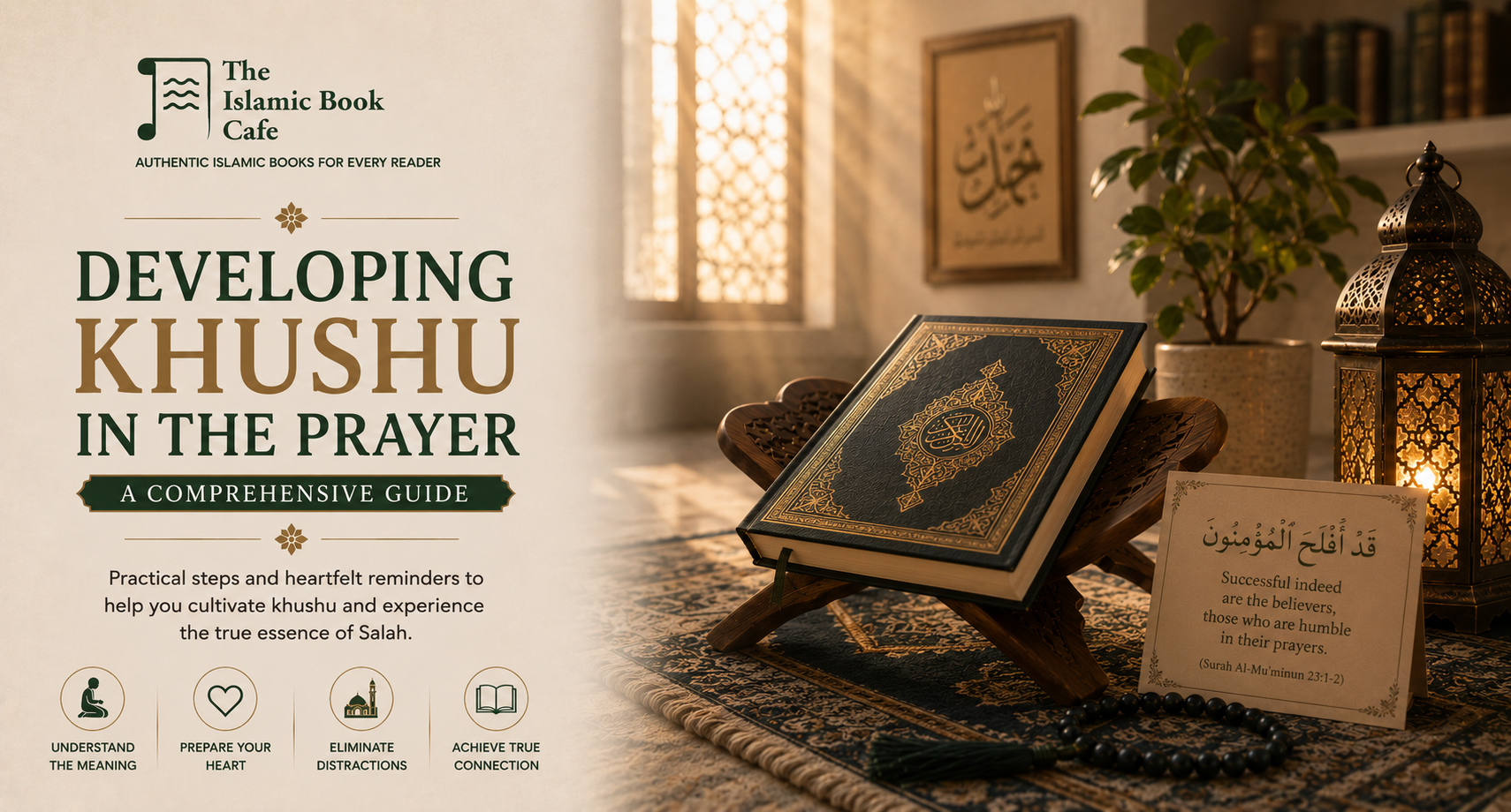 Developing Khushu in the Prayer — What It Is and How to Attain It — The Islamic Book Cafe