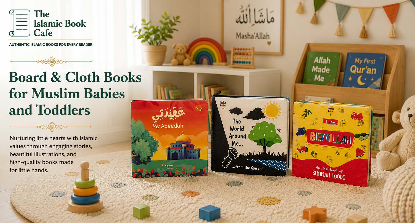 Board & Cloth Books for Muslim Babies and Toddlers — The Islamic Book Cafe
