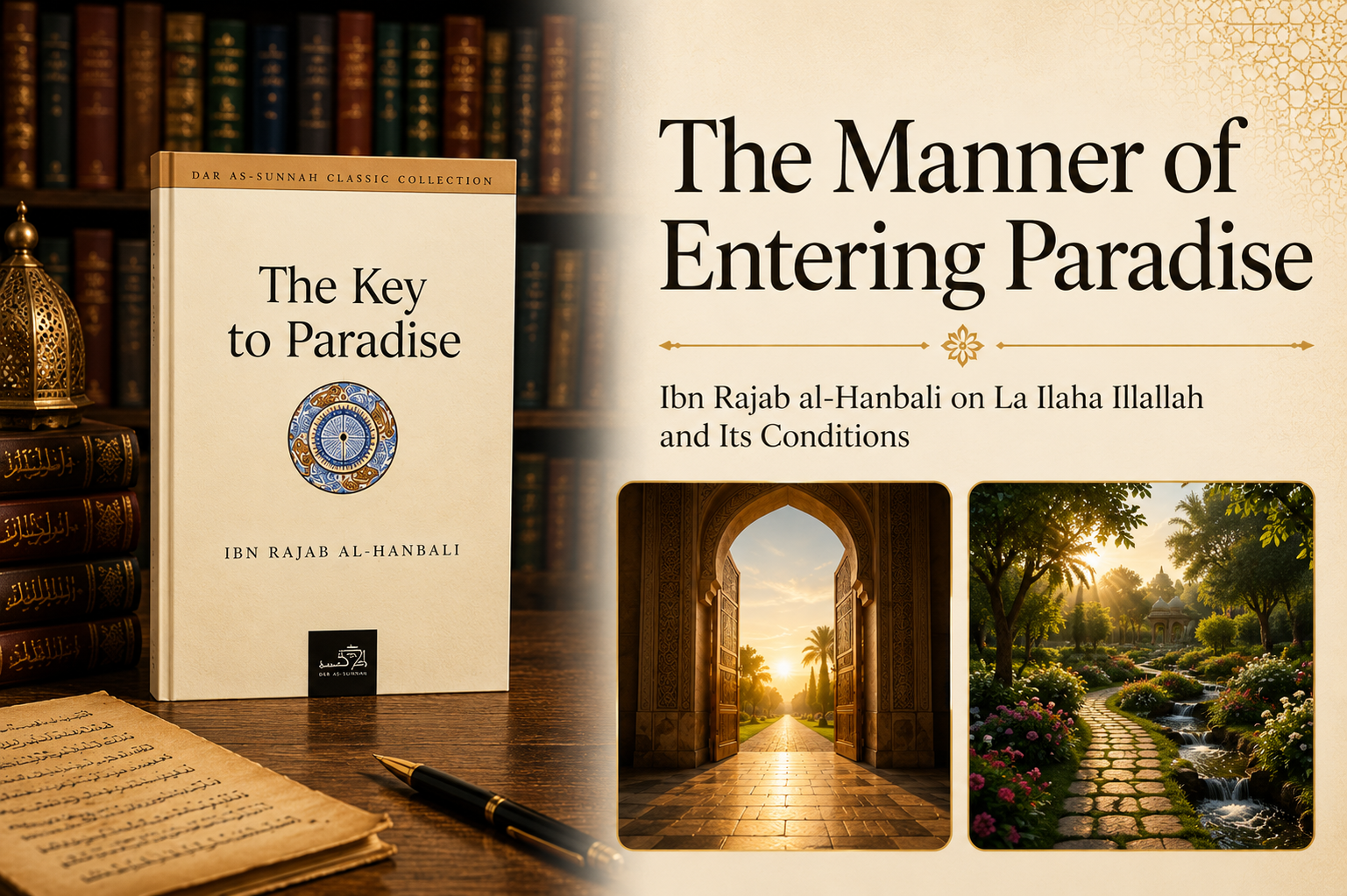 The Manner of Entering Paradise | The Key to Paradise — The Islamic Book Cafe
