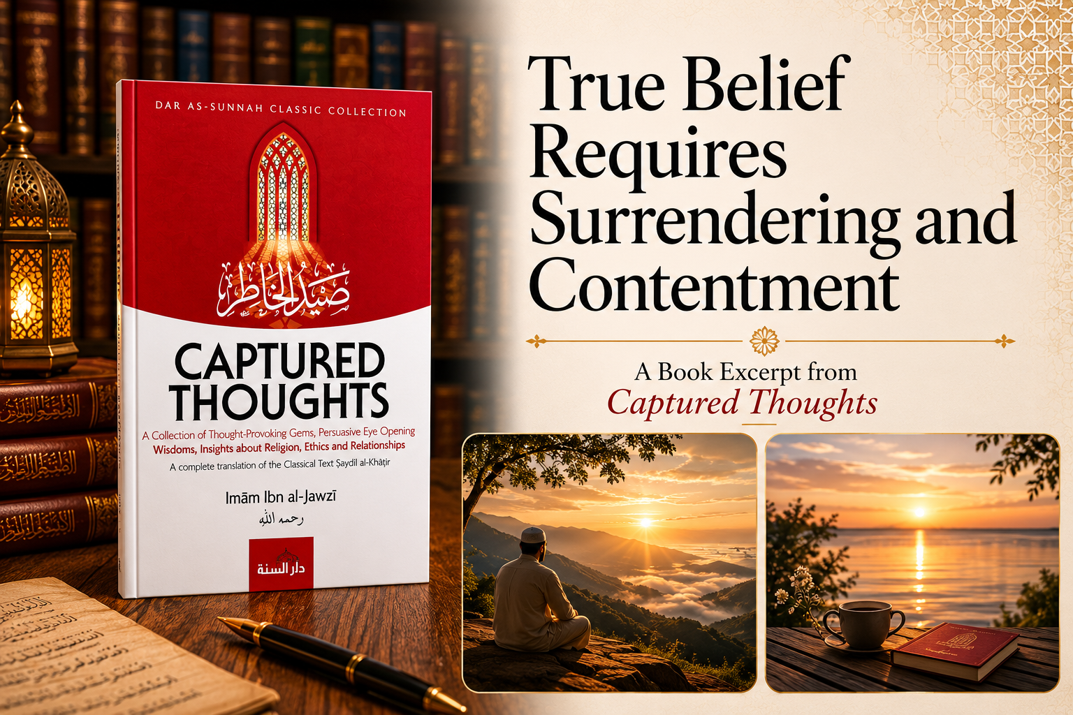 True Belief Requires Surrendering and Contentment — The Islamic Book Cafe