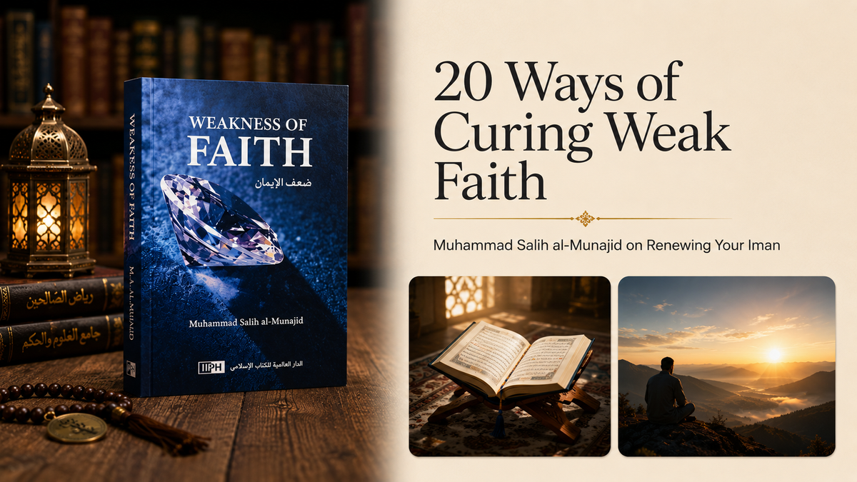 20 Ways of Curing Weak Faith | A Book Excerpt from Weakness of Faith — The Islamic Book Cafe