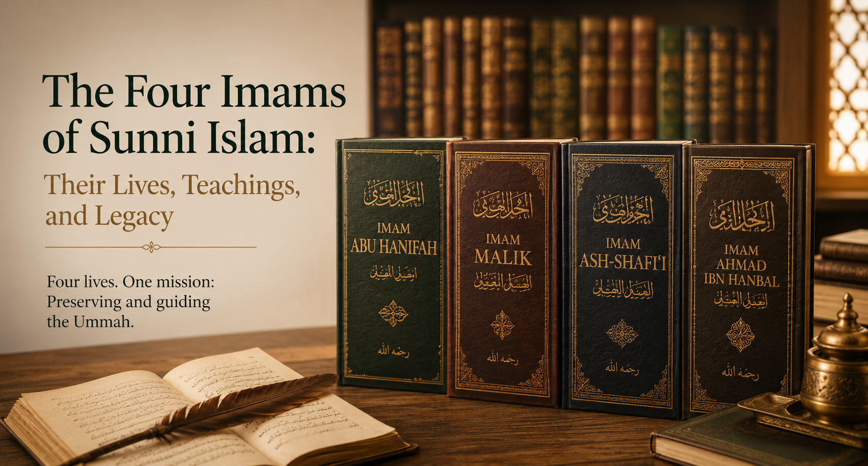 The Four Imams of Sunni Islam: Their Lives, Teachings, and Legacy — The Islamic Book Cafe