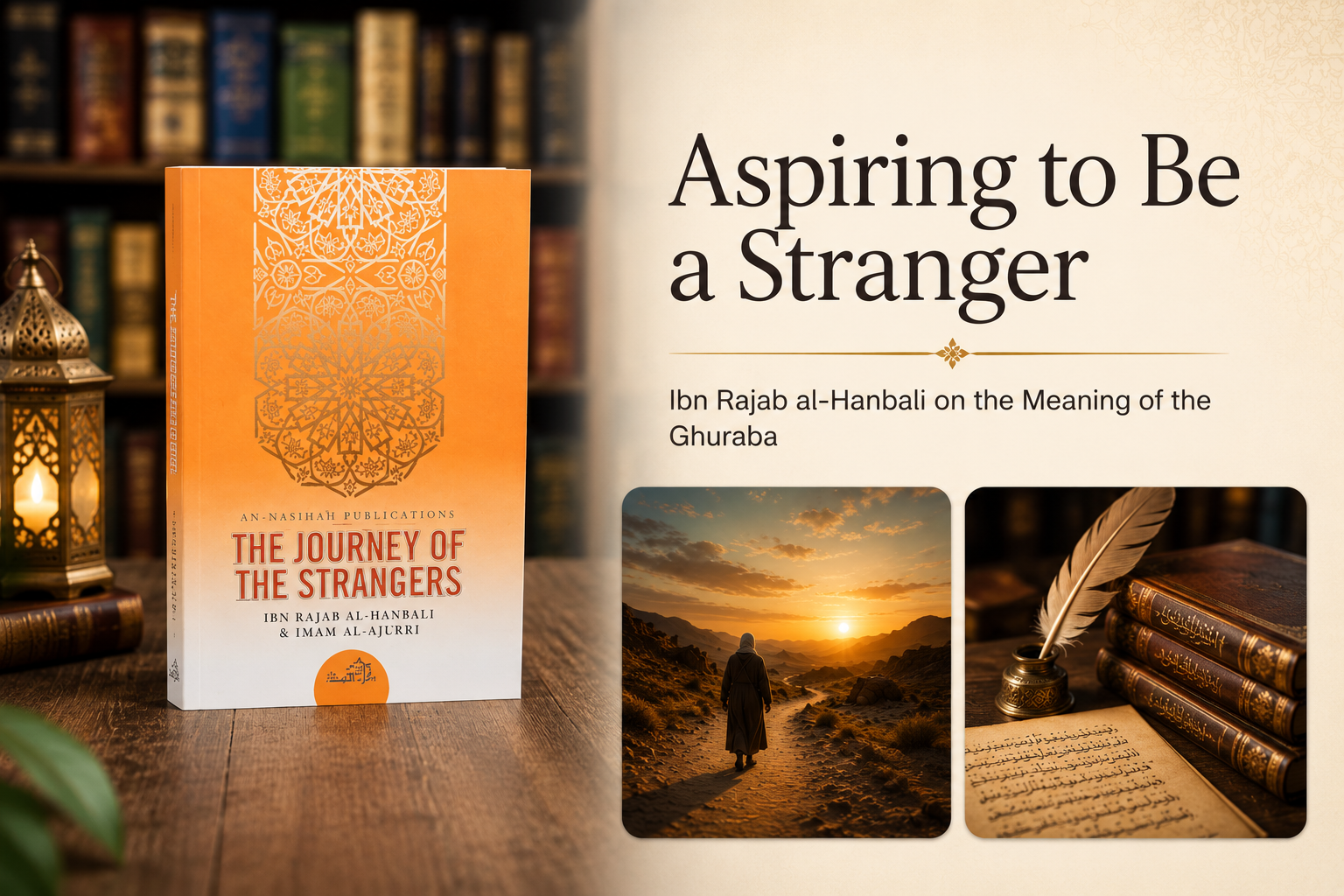 Aspiring to Be a Stranger | Ibn Rajab al-Hanbali on the Ghuraba — The Islamic Book Cafe