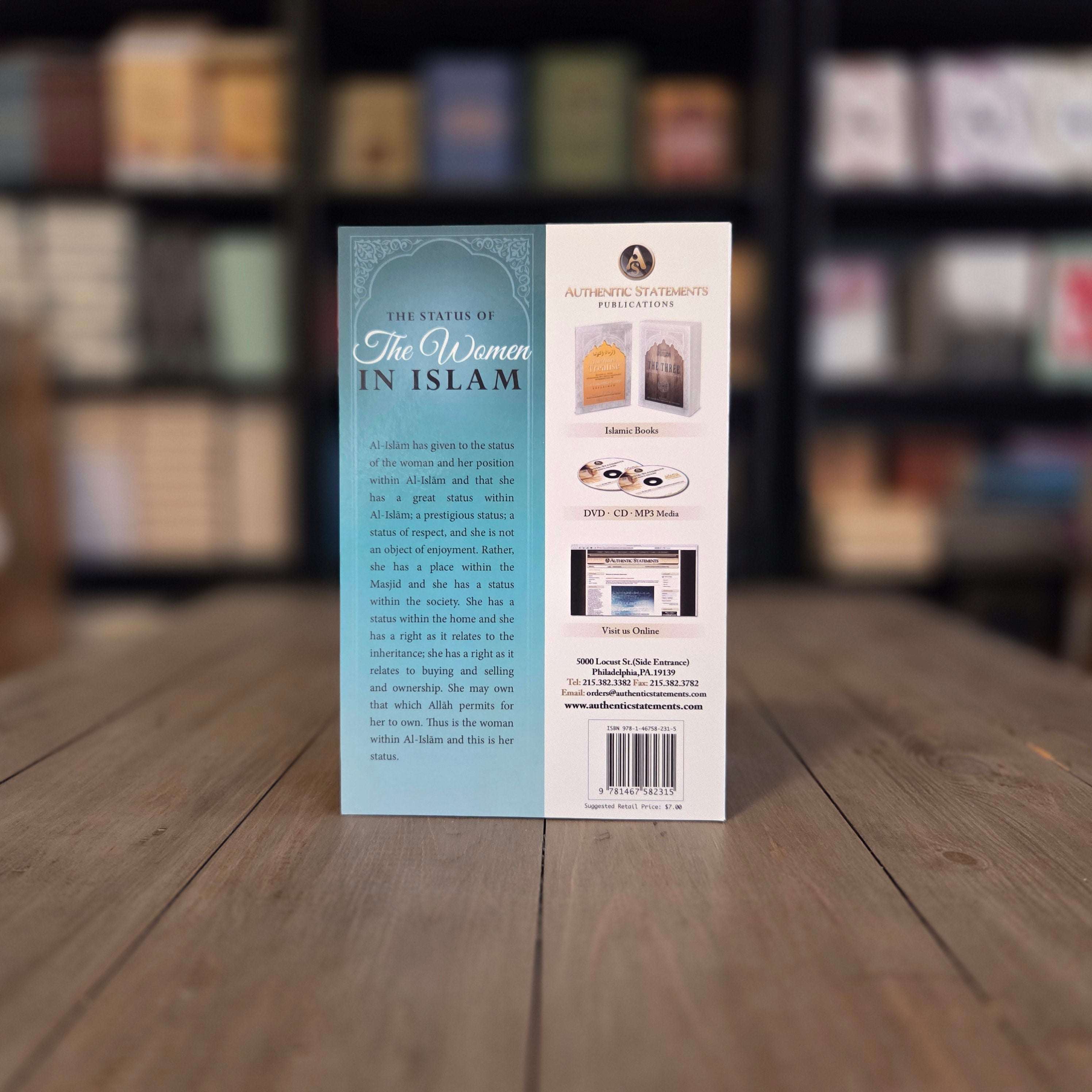 The Status of Women in Islam by Shaykh Salih al-Fawzan — inside pages — The Islamic Book Cafe