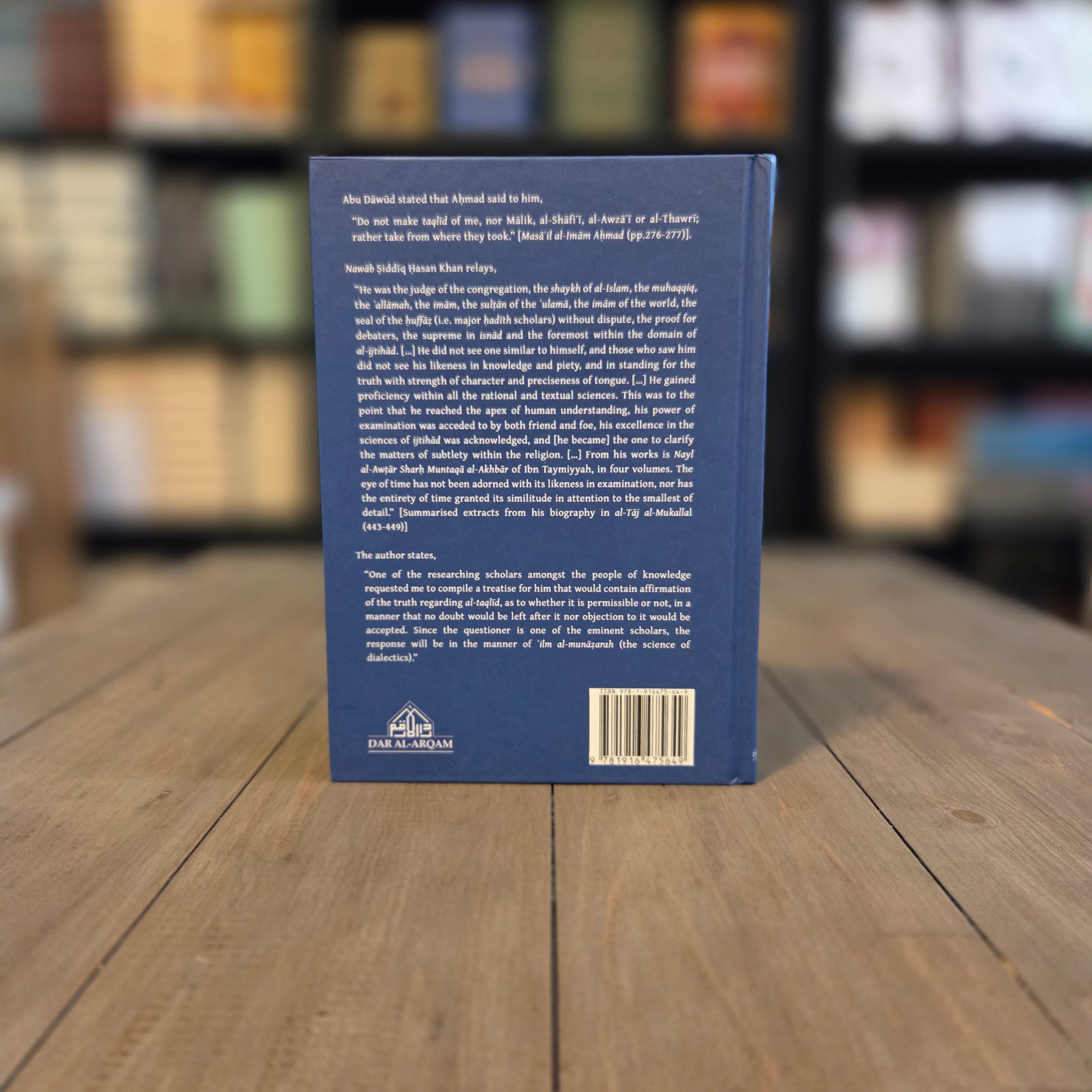 A Critique Of The Ruling Of al-Taqlid By Muhammad ibn Ali al-Shawkani