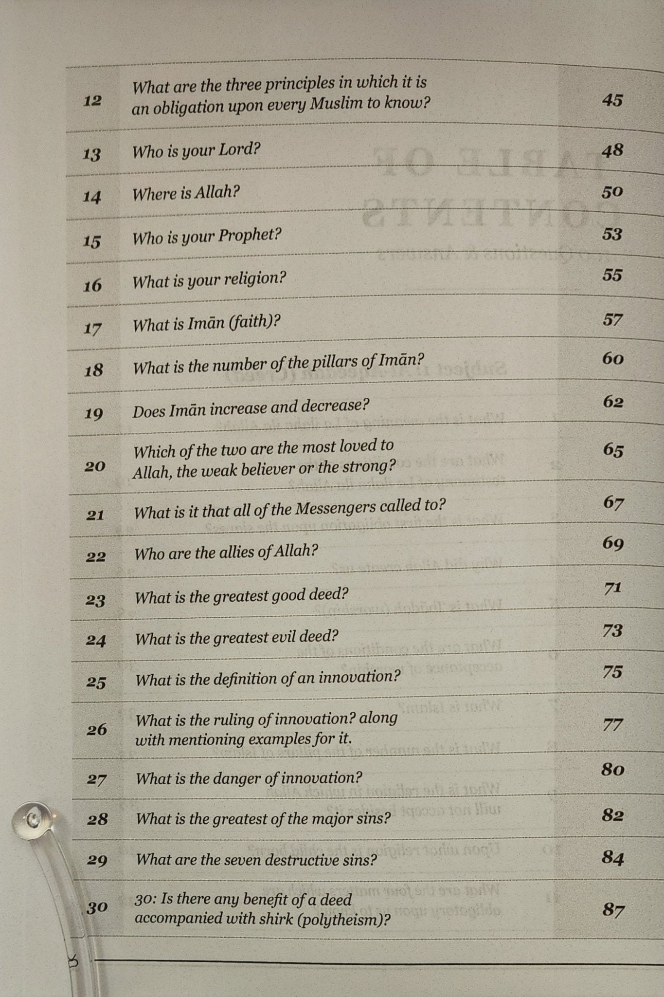 An Ancient Treasure For The Children 100 Questions & Answers in Belief, Biography & Remembrances - The Islamic Book Cafe LLC