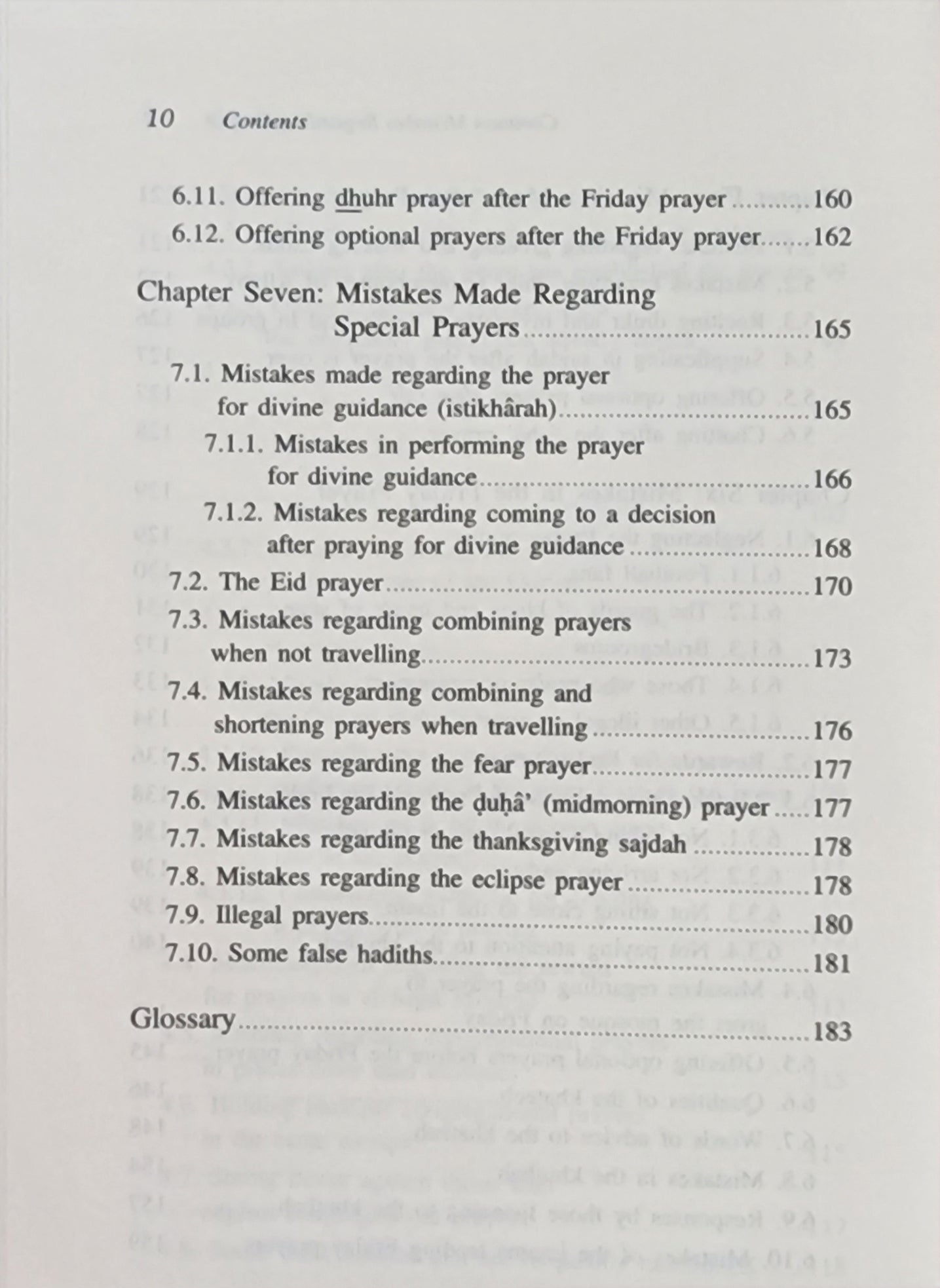 Common Mistakes Regarding Prayer - The Islamic Book Cafe LLC