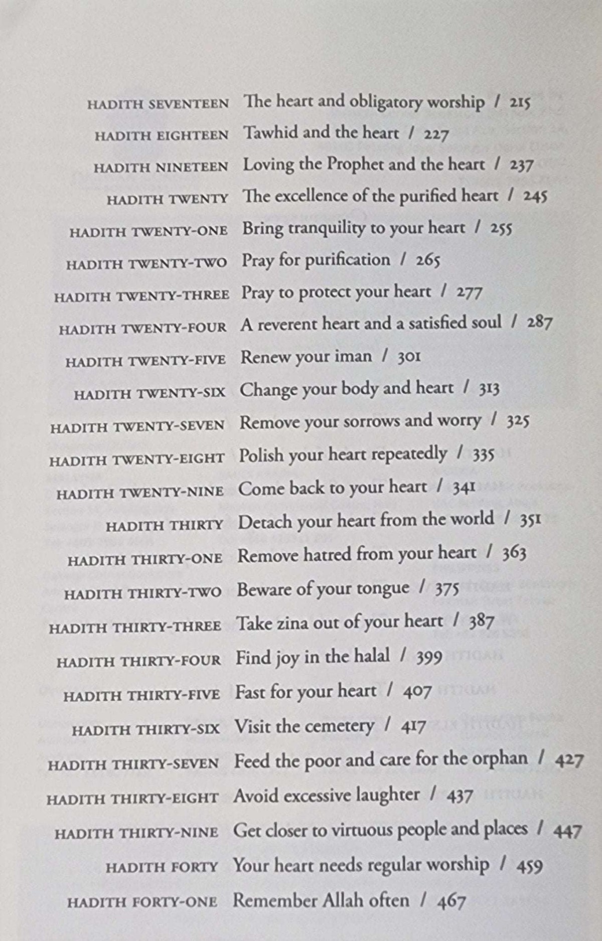 Heart Therapy | Forty Hadiths in Tazkiyah and Soul Purification - The Islamic Book Cafe LLC