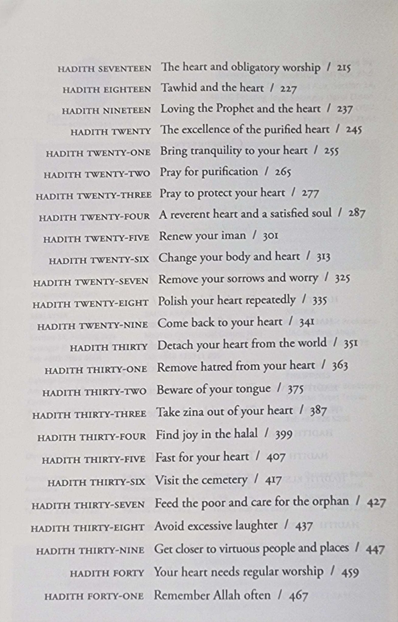 Heart Therapy | Forty Hadiths in Tazkiyah and Soul Purification - The Islamic Book Cafe LLC