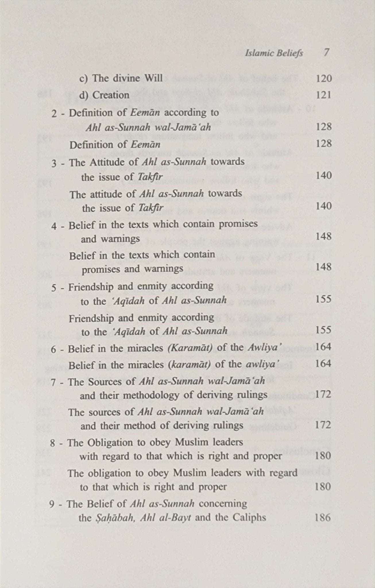 Islamic Beliefs by Abdullâh A. Hamid al - Athari, Nasiruddin al - Khattab - The Islamic Book Cafe LLC