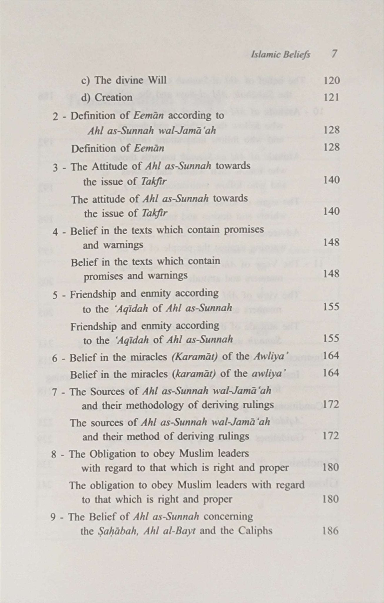 Islamic Beliefs by Abdullâh A. Hamid al - Athari, Nasiruddin al - Khattab - The Islamic Book Cafe LLC