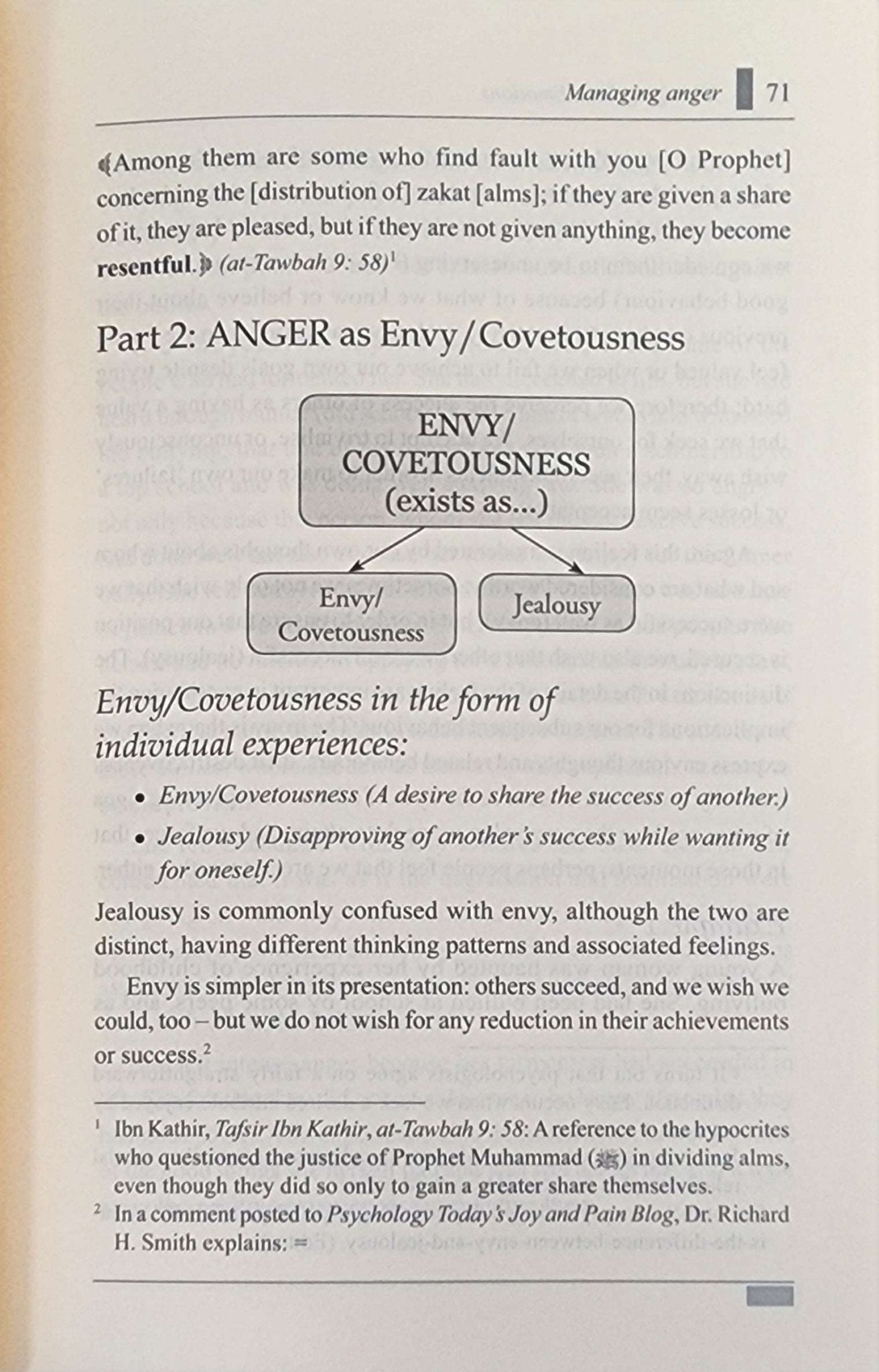 Managing Your Emotions | Therapy from The Qur'an and Sunnah Series Book 2 - The Islamic Book Cafe LLC