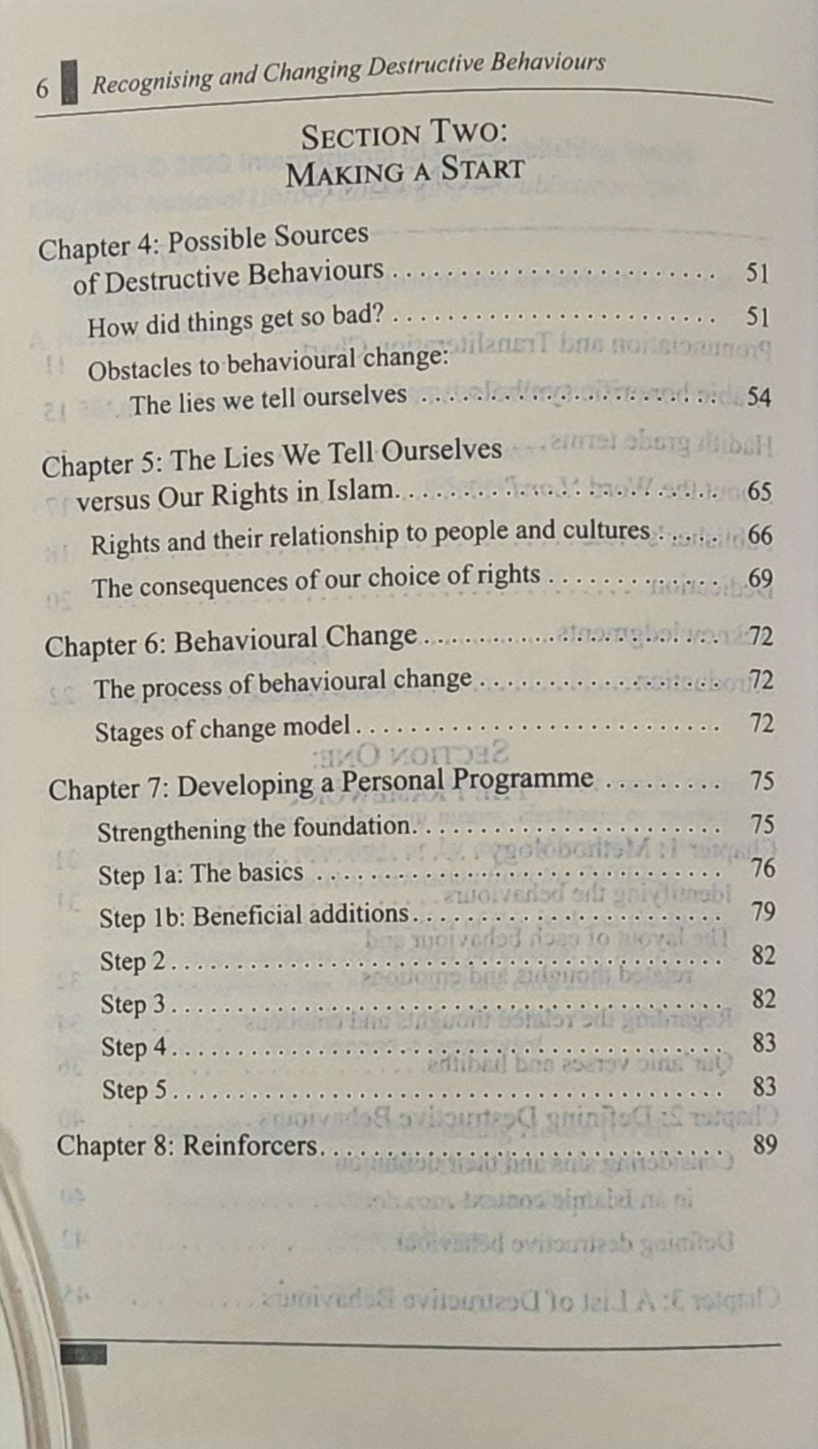 Recognising and Changing Destructive Behaviours | Therapy From The Qur'an and Sunnah Book 3 - The Islamic Book Cafe LLC