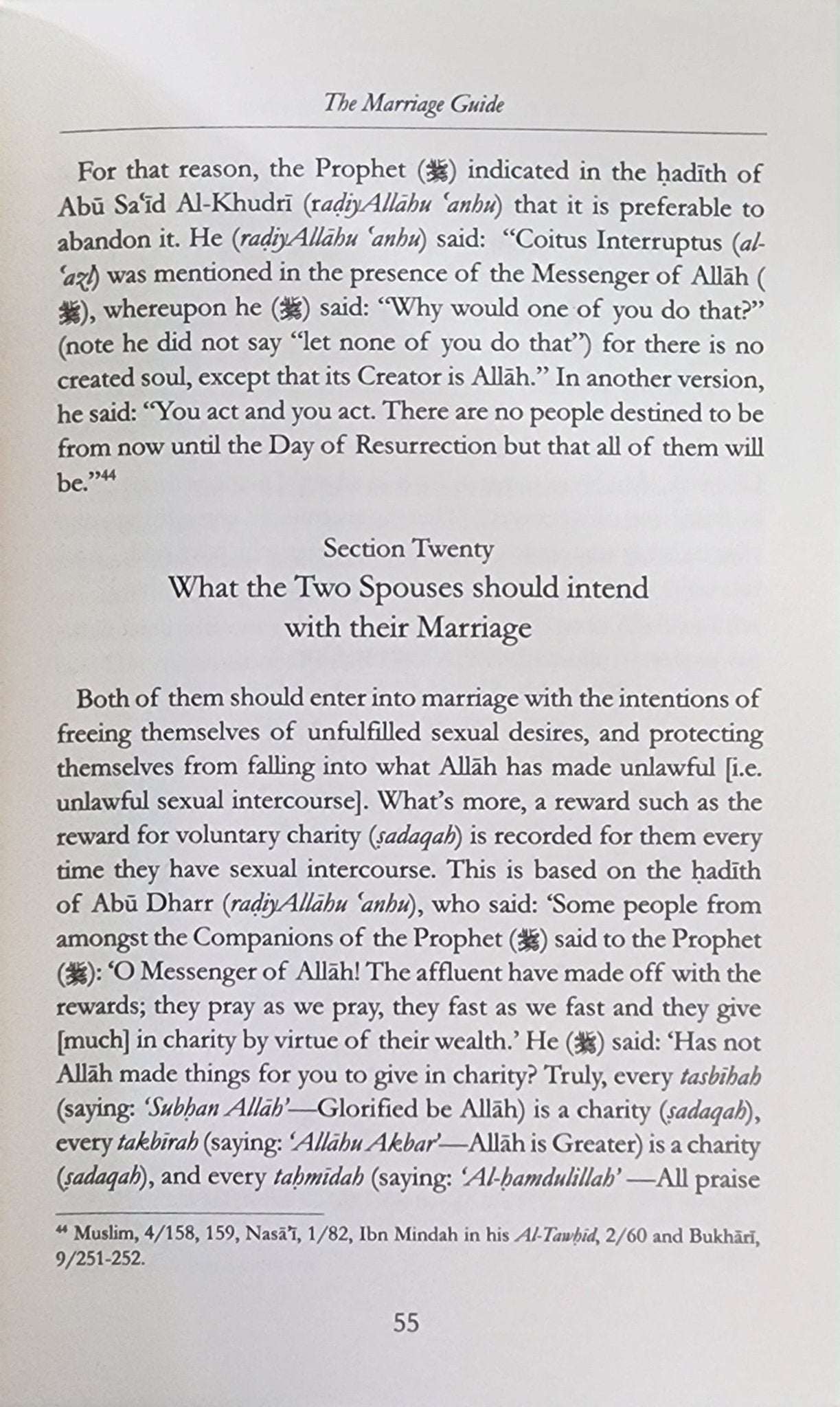 The Marriage Guide According to The Sunnah of The Prophet SAW - The Islamic Book Cafe LLC