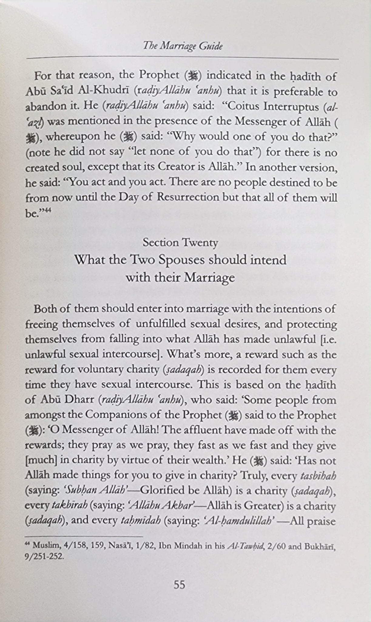 The Marriage Guide According to The Sunnah of The Prophet SAW - The Islamic Book Cafe LLC