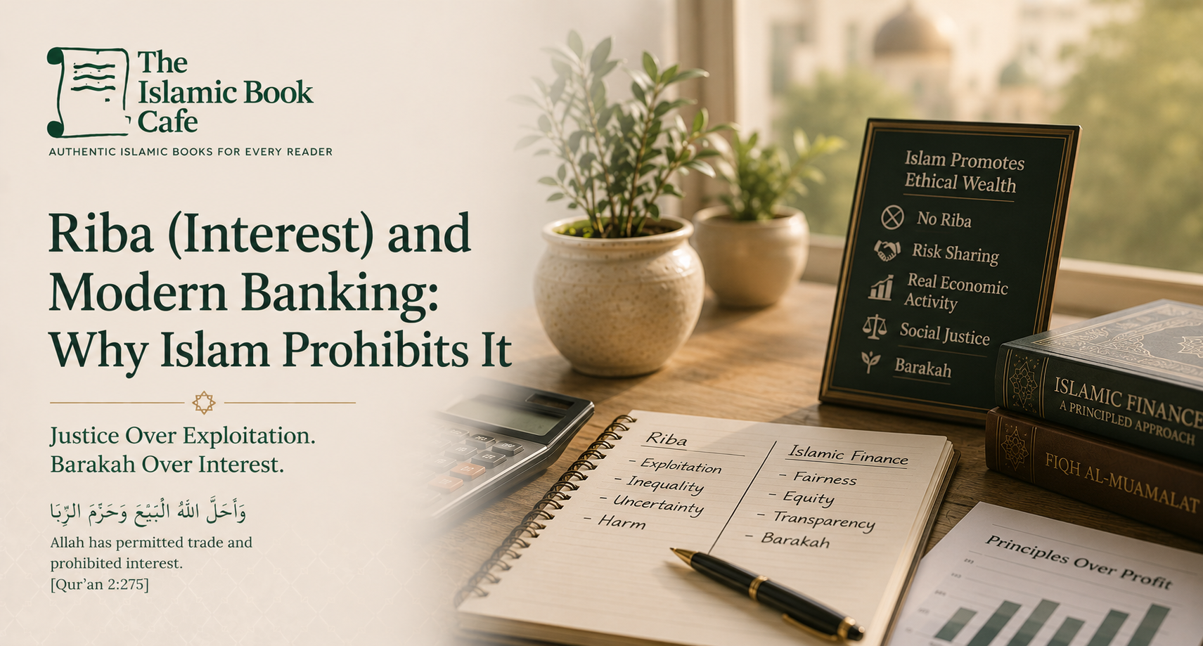 Riba (Interest) and Modern Banking: Why Islam Prohibits It — The Islamic Book Cafe