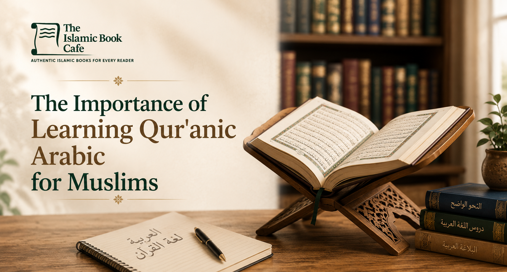 The Importance of Learning Qur'anic Arabic for Muslims — The Islamic Book Cafe