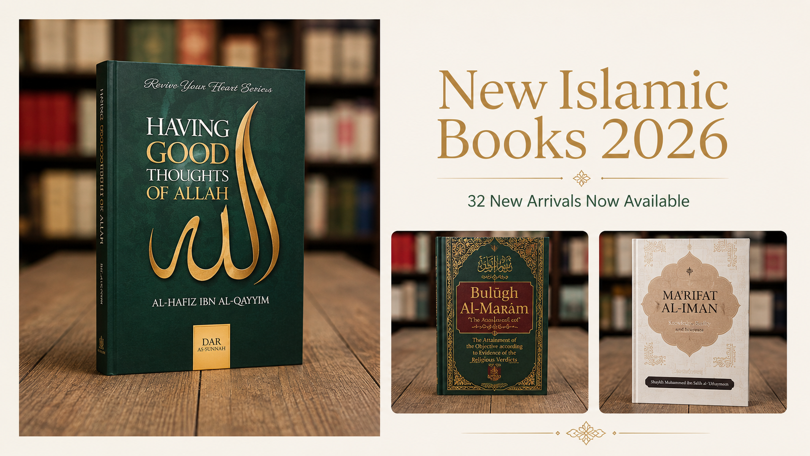 New Islamic Books 2026 — 32 New Arrivals at The Islamic Book Cafe