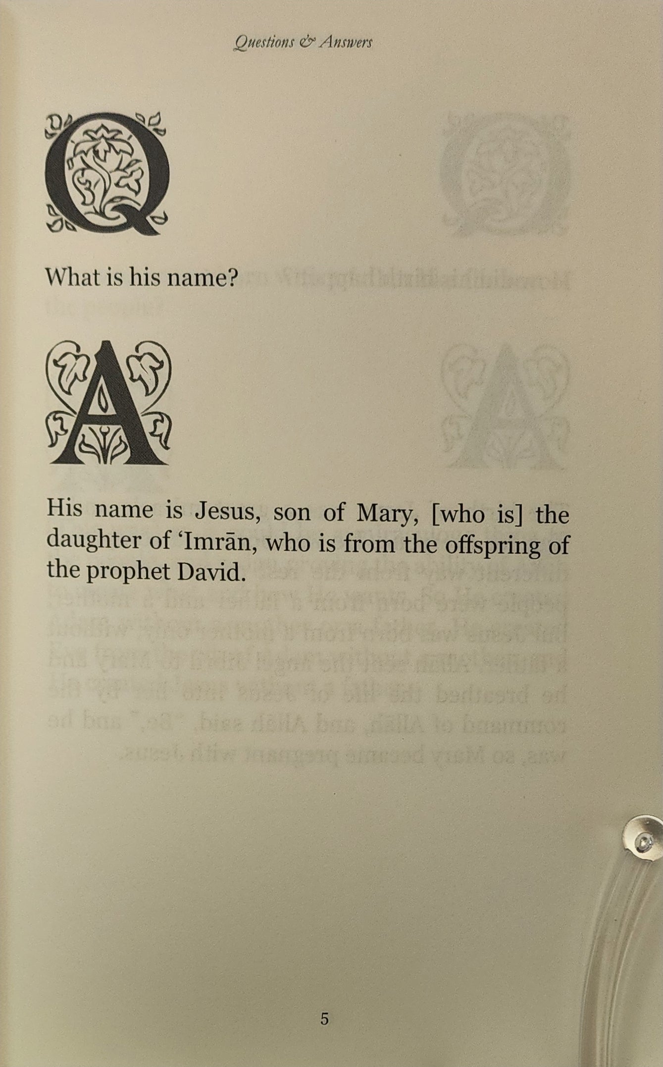 Jesus The Son of Mary Q&A By Salah Abdul-Wahhab Ameen