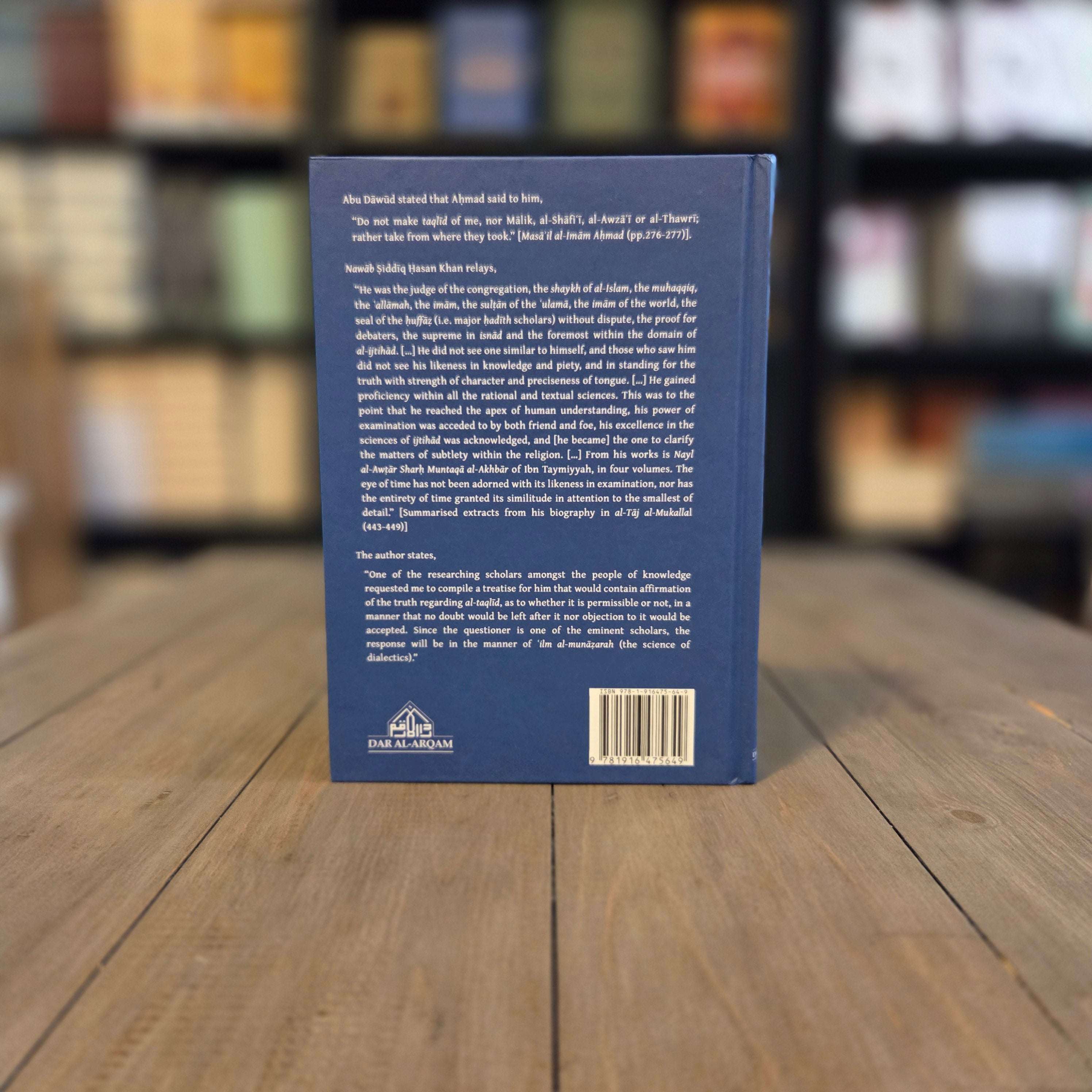 A Critique Of The Ruling Of al-Taqlid By Muhammad ibn Ali al-Shawkani