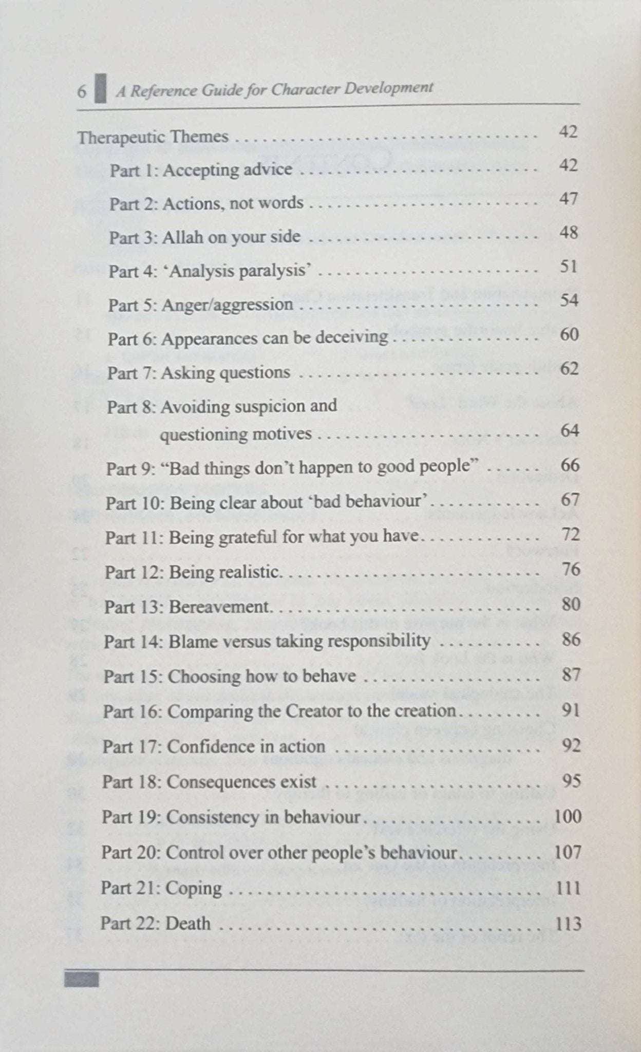 A Reference Guide for Character Development |Therapy From The Quran and Sunnah Series Book 1 - The Islamic Book Cafe LLC