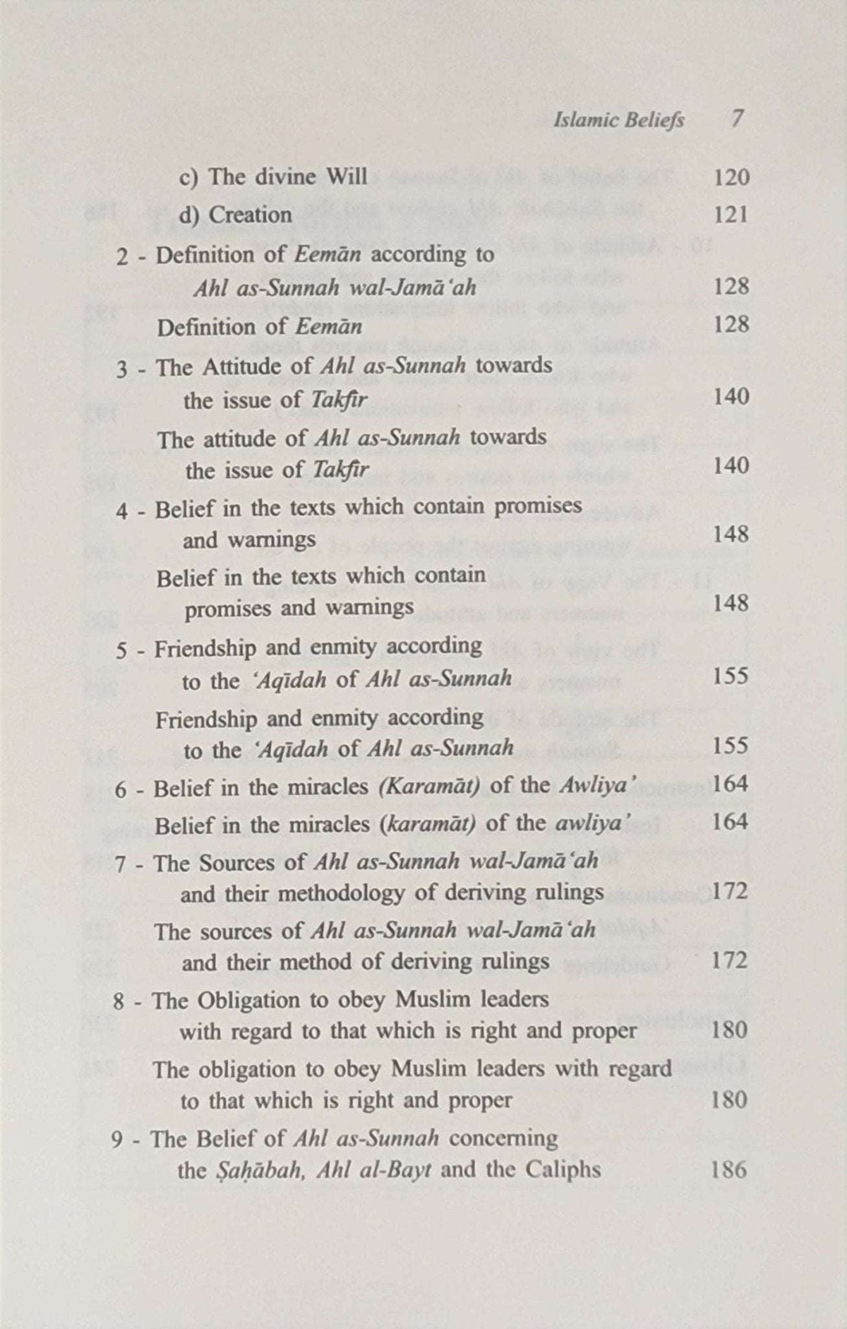 Islamic Beliefs by Abdullâh A. Hamid al - Athari, Nasiruddin al - Khattab - The Islamic Book Cafe LLC