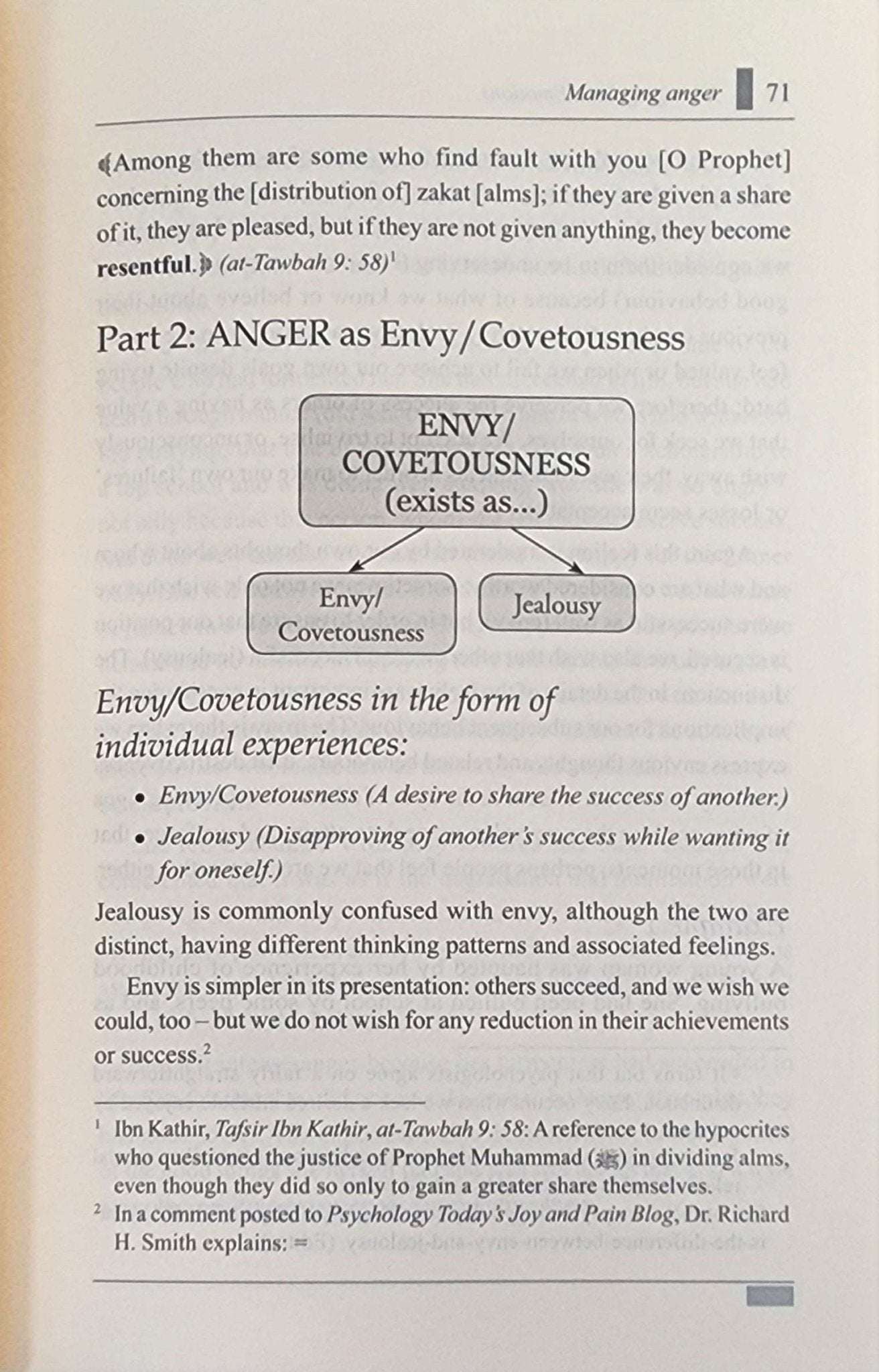 Managing Your Emotions | Therapy from The Qur'an and Sunnah Series Book 2 - The Islamic Book Cafe LLC