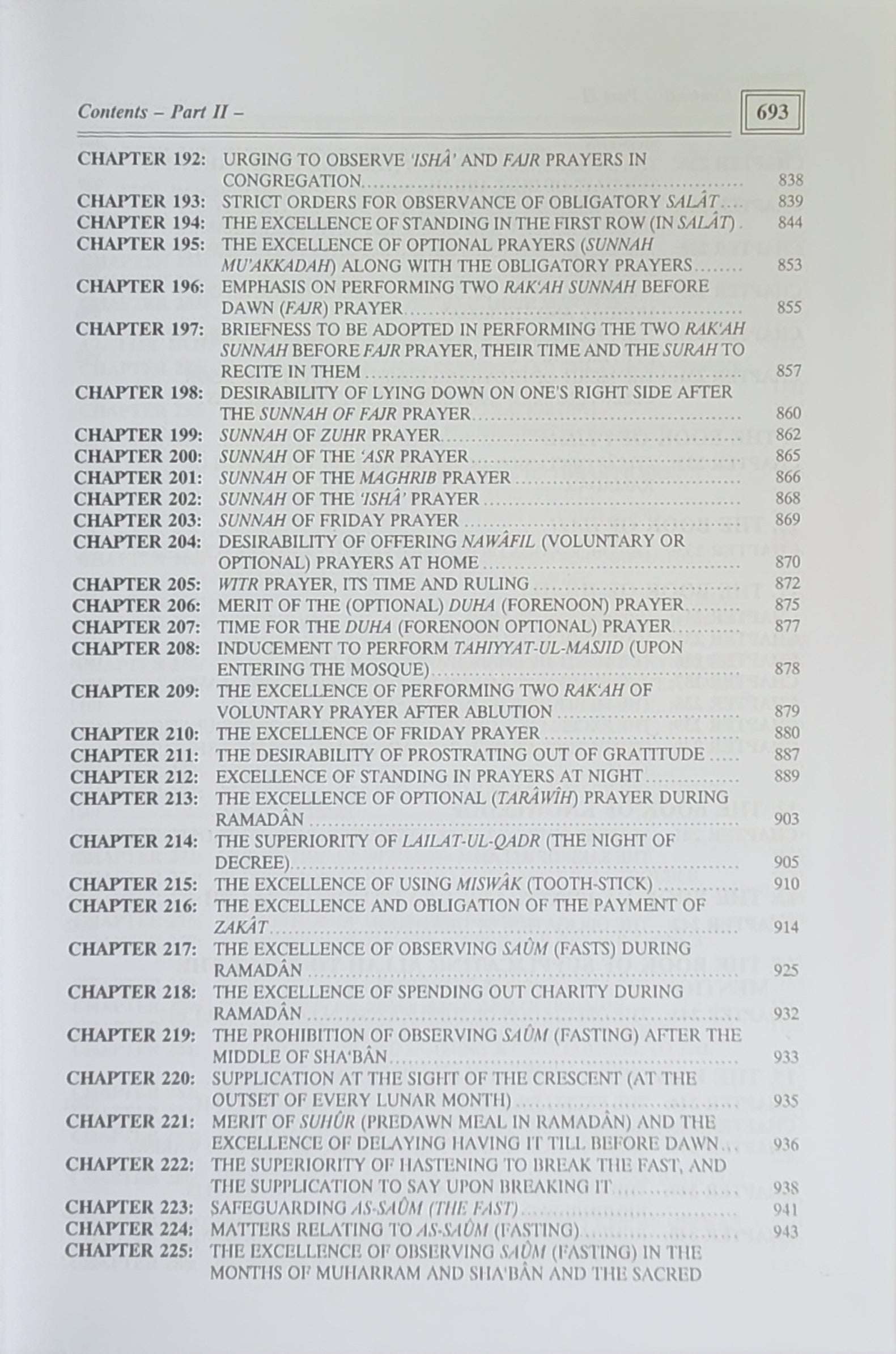 Riyad-us-Saliheen 2 Volumes — volume 2 detail — The Islamic Book Cafe