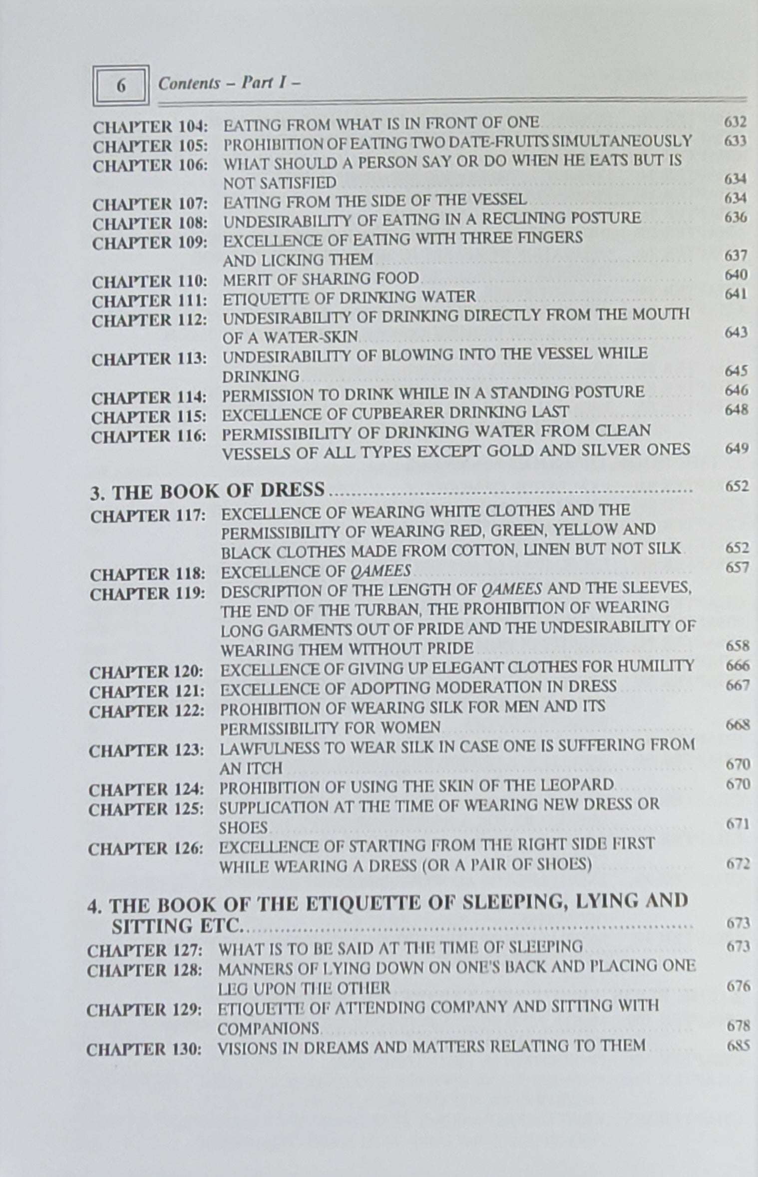 Riyad-us-Saliheen 2 Volumes — table of contents — The Islamic Book Cafe