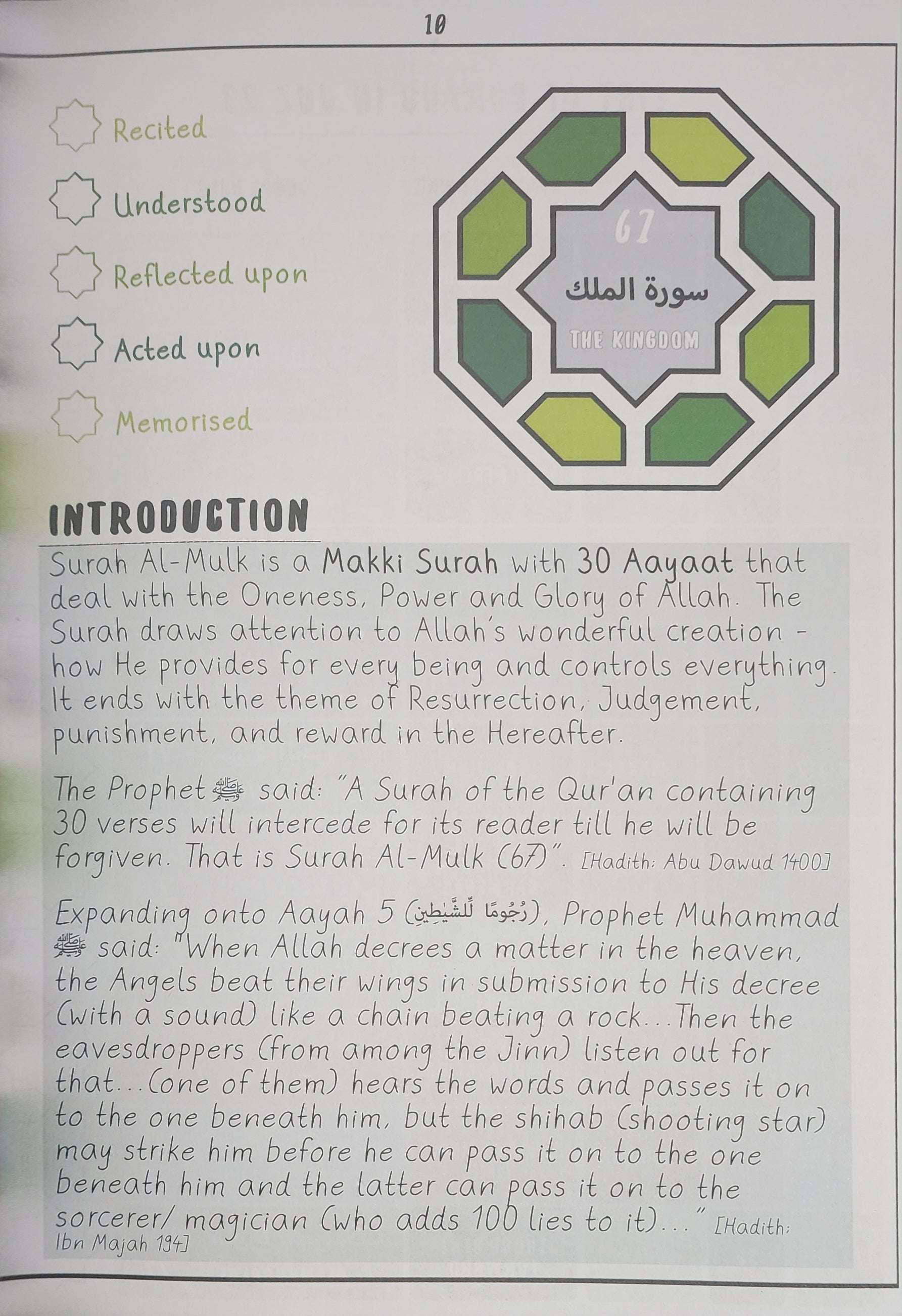 Juz Tabaarak Journal 29 By Ayeina